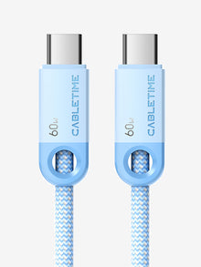 CABLETIME 60W USB-C cable in Sky Blue