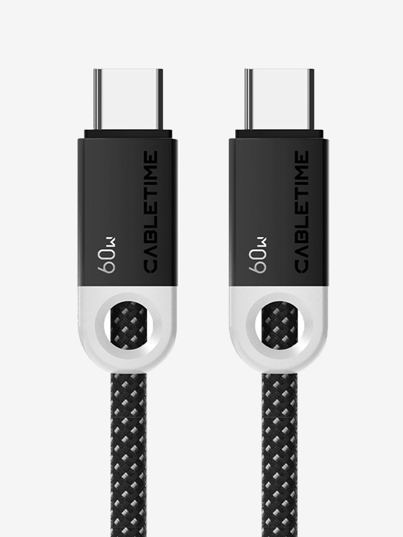 CABLETIME 60W USB-C cable in Starry Black