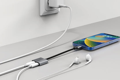 CABLETIME USB-C headset charging adapter