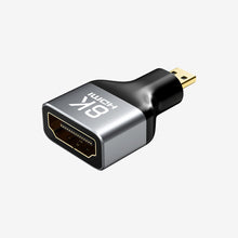 CABLETIME 8K@60Hz Bidirectional Micro HDMI to HDMI Adapter, model CP46G, SKU CT-DHF8K-AG