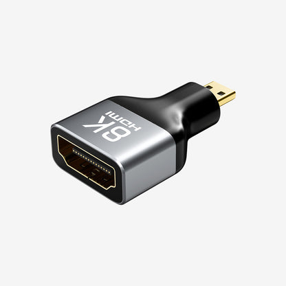 CABLETIME 8K@60Hz Bidirectional Micro HDMI to HDMI Adapter, model CP46G, SKU CT-DHF8K-AG