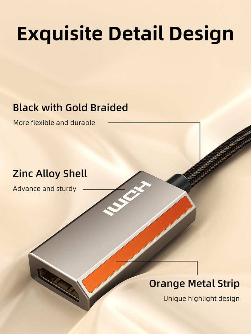 CABLETIME DisplayPort HDMI dimensions