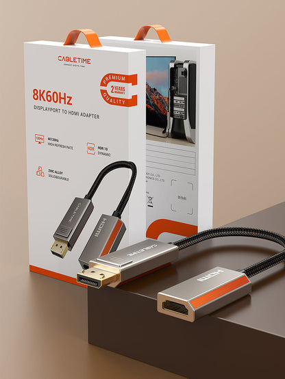 CABLETIME DisplayPort HDMI package