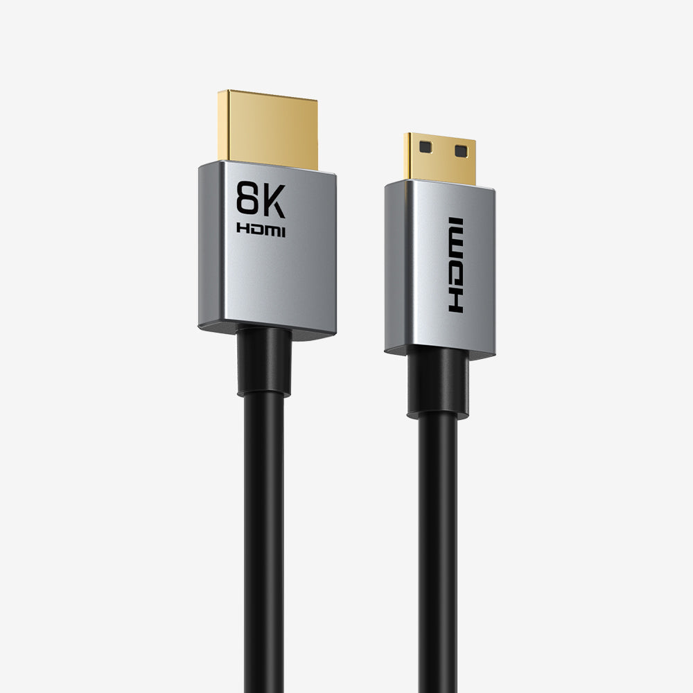 CABLETIME 8K60Hz Mini HDMI to HDMI Cable Bi-Direction for Raspberry Pi Zero / Camera / Camcorder