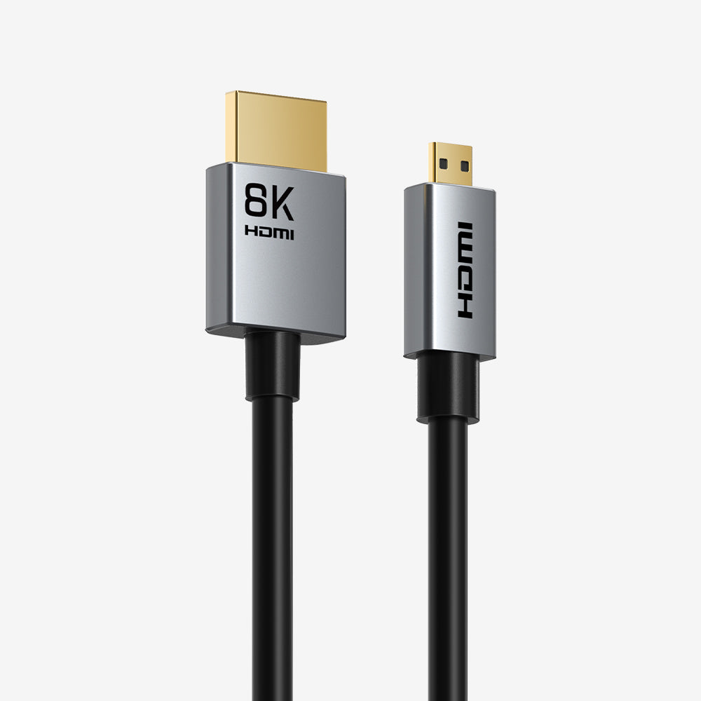 CABLETIME 8K60Hz Micro HDMI to HDMI Cable Bi-Direction for Raspberry Pi 4