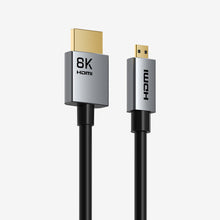 CABLETIME 8K60Hz Micro HDMI to HDMI Cable Bi-Direction for Raspberry Pi 4
