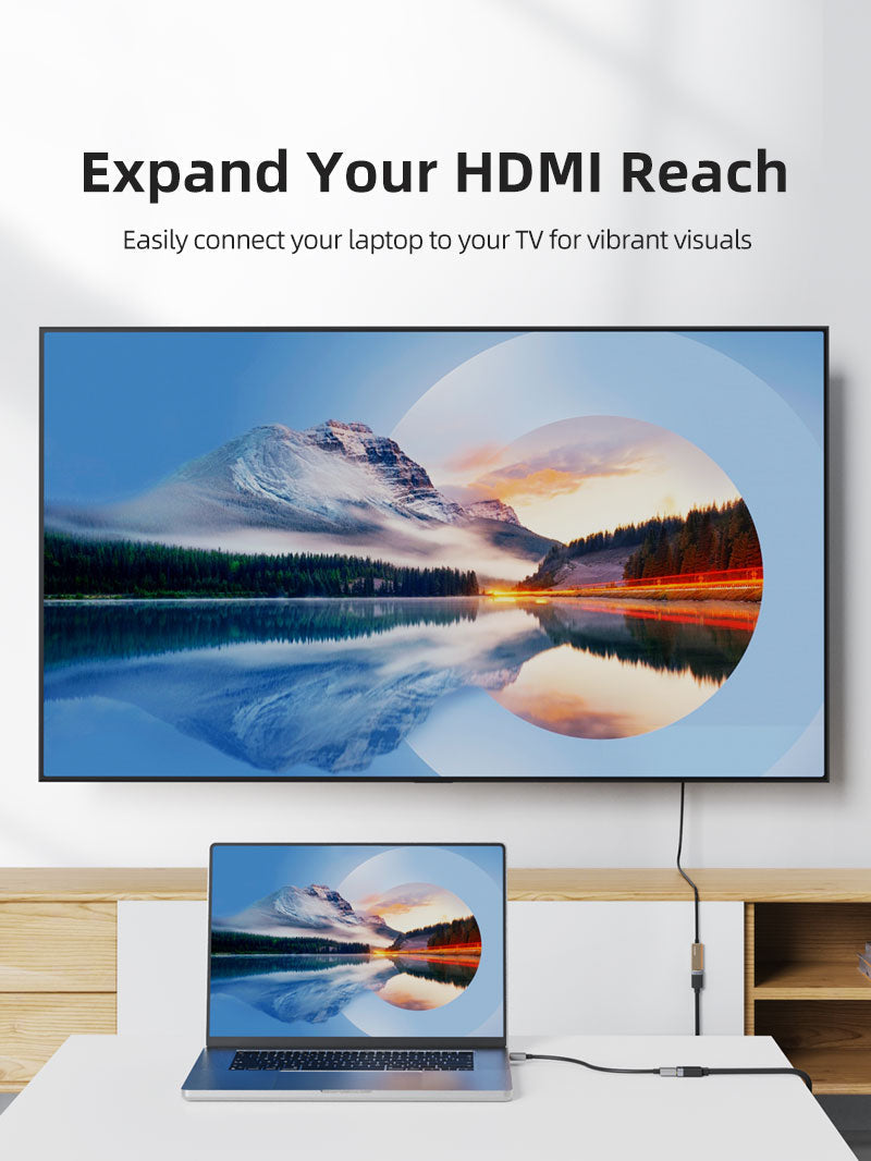 CABLETIME HDMI female extension cable 4K 60Hz performance