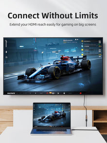 CABLETIME 4K HDMI Extension Cable Adapter Male to Female HDMI Extender for Roku TV Sticks PS4/PS5