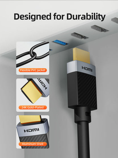 CABLETIME 4K HDMI Extension Cable Adapter Male to Female HDMI Extender for Roku TV Sticks PS4/PS5