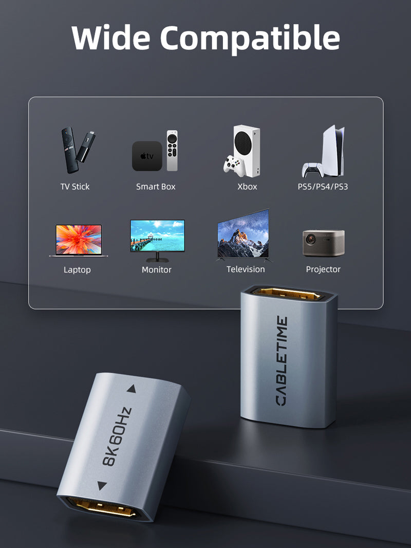 CABLETIME HDMI coupler package
