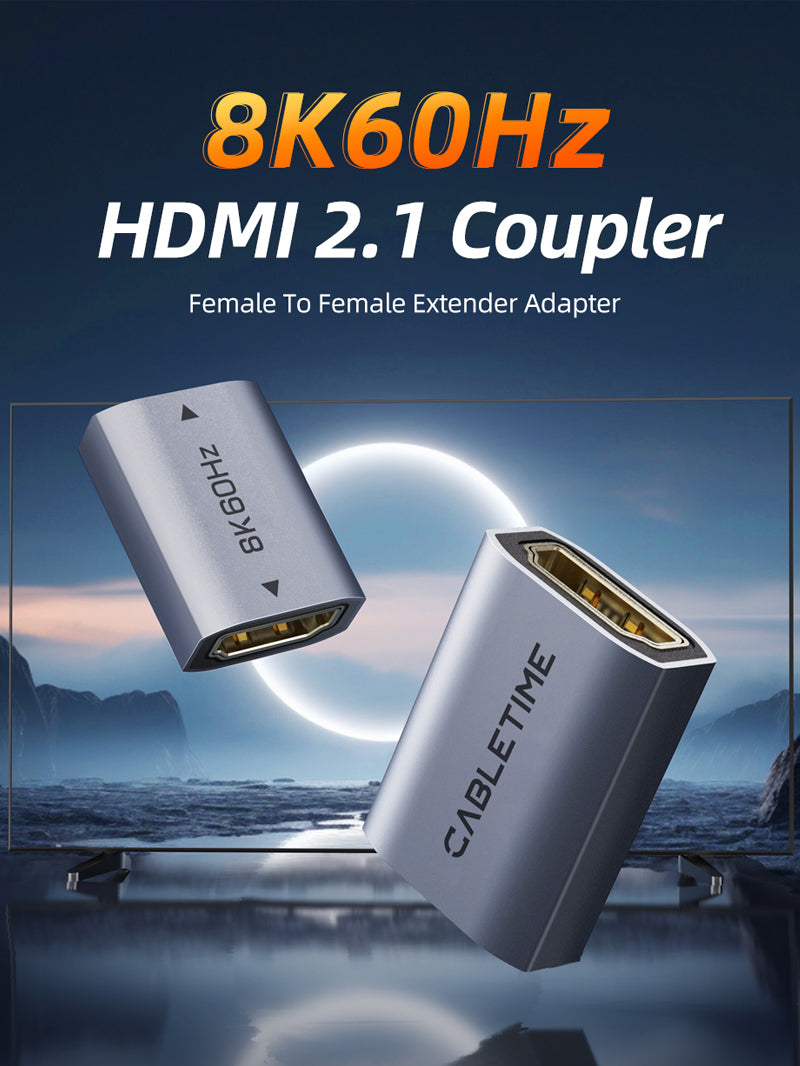 CABLETIME HDMI coupler features
