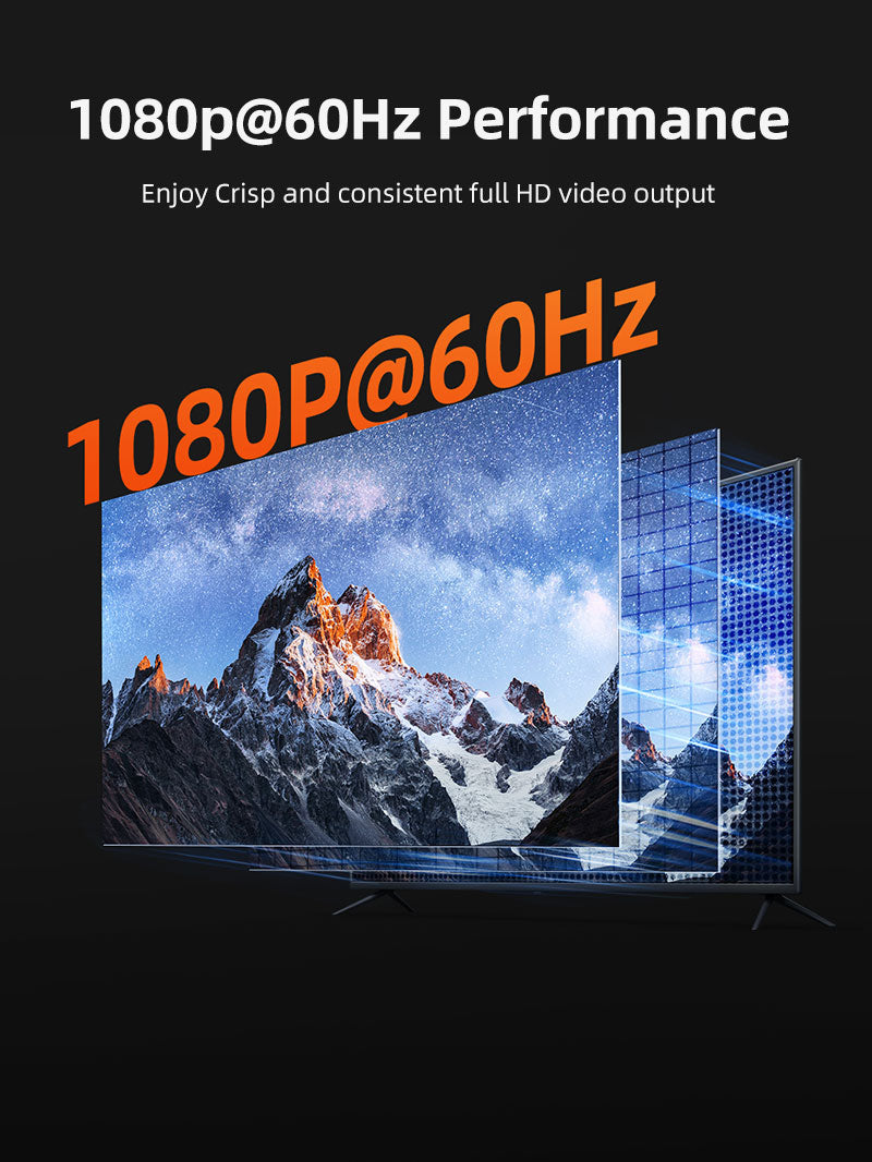 CABLETIME 1080P 60Hz CAT6 CAT5 HDMI Extender Over Ethernet 60m with HDMI Loop-Out, IR Control & EDID Support