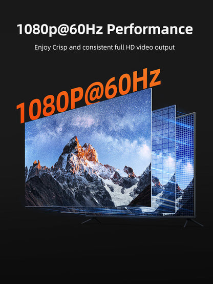 CABLETIME 1080P 60Hz CAT6 CAT5 HDMI Extender Over Ethernet 60m with HDMI Loop-Out, IR Control & EDID Support