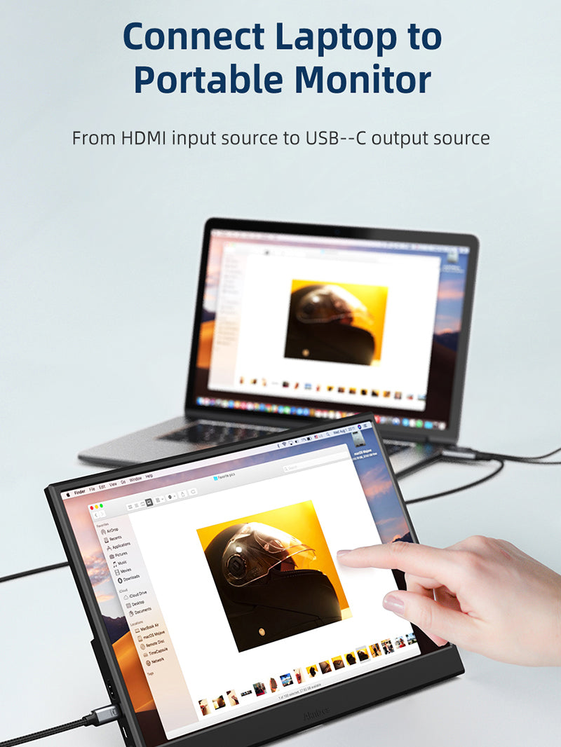 CABLETIME Active HDMI to USB-C Cable with USB Power | 4K 60Hz Unidirectional Adapter