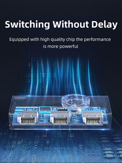 CABLETIME 4K 60Hz HDMI 2.0 Bi-Directional Switch 2 In 1 Out / 1 In 2 Out Manual HDMI Switcher