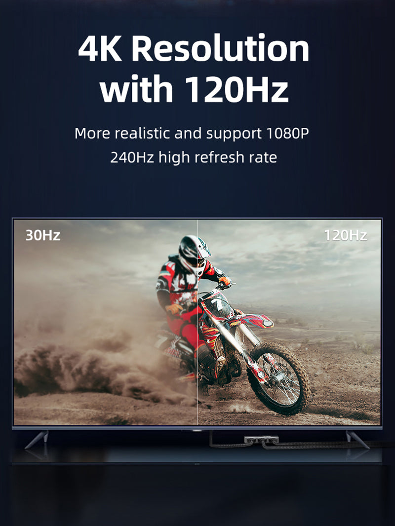 CABLETIME Bi-Directional 8K HDMI 2.1 Switcher 4K120Hz, 2 In 1 Out / 1 In 2 Out Manual HDMI Switch