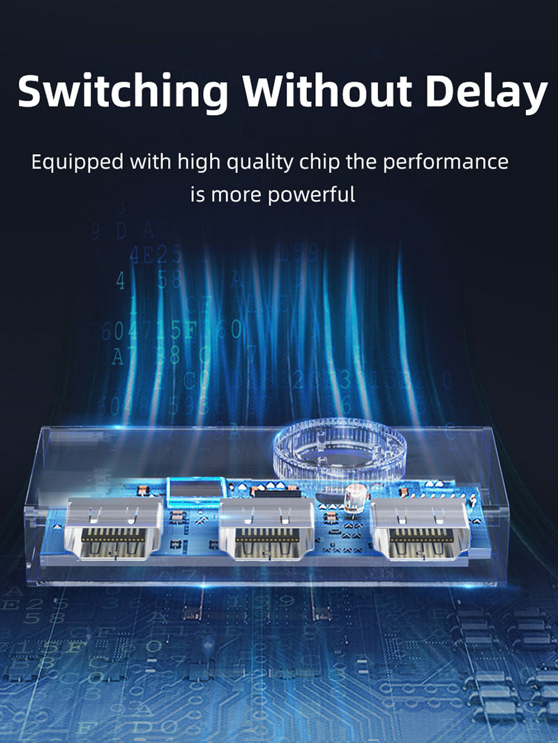 CABLETIME Bi-Directional 8K HDMI 2.1 Switcher 4K120Hz, 2 In 1 Out / 1 In 2 Out Manual HDMI Switch