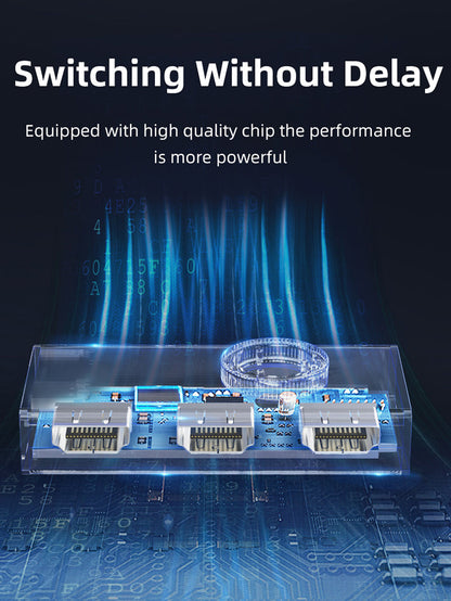 CABLETIME Bi-Directional 8K HDMI 2.1 Switcher 4K120Hz, 2 In 1 Out / 1 In 2 Out Manual HDMI Switch