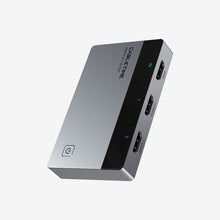 CABLETIME 4K 60Hz HDMI Splitter 1 IN 2 Out for Dual Monitors, HDMI 1x2 Splitter with USB-C Power & LED Indicators