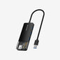 CABLETIME 4-Port USB-A 3.0 Hub SuperSpeed 5Gbps with USB-C Power Supply – CB01B / CB02B
