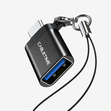 CABLETIME USB Type C Male to USB 3.0 Female OTG Adapter, models CP71B / CP71G, SKUs CT-OTG-CMAF-ABL / CT-OTG-CMAF-AGL