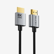 CABLETIME 8K 60Hz Ultra Slim HDMI 2.1 Cable 3.8mm for PS5 / Xbox Series X / Roku TV / HDTV / Blu-ray