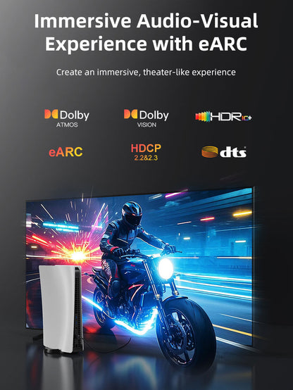 CABLETIME 8K 60Hz Ultra Slim HDMI 2.1 Cable 3.8mm for PS5 / Xbox Series X / Roku TV / HDTV / Blu-ray