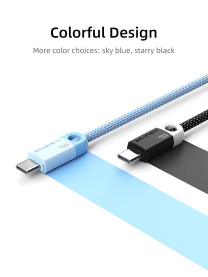 CABLETIME 100W Braided USB-C to USB-C Fast Charging Cable, 480Mbps – product view 9 | CUP0E/CUP0H/CUP0L/CUP1E/CUP1H/CUP1L