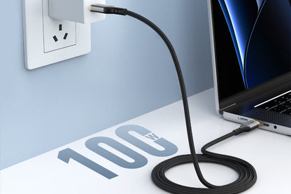 CABLETIME 100W Braided USB-C to USB-C Fast Charging Cable with E-Marker – feature detail 8 | CU03H/CU03L