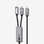 CABLETIME 2-in-1 USB-C to Dual USB-C 140W Charging Cable, 1.5m – product view 1 | CU14J