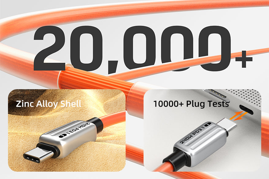CABLETIME 240W Silicone USB-C to USB-C Fast Charging Cable with E-Marker – feature detail 15 | CU04H/CU04L/CU05H/CU05L/CU07H/CU07L
