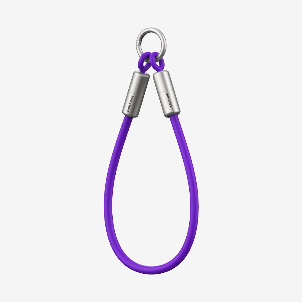 CABLETIME 60W USB-C Wrist-Lanyard Charging Cable, 480Mbps – product view 3 | CU46G