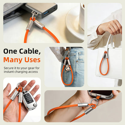 CABLETIME 60W USB-C Wrist-Lanyard Charging Cable, 480Mbps – product view 9 | CU46G