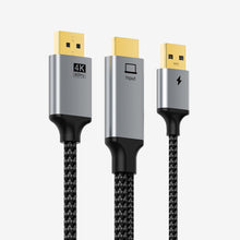 CABLETIME active HDMI to DisplayPort 4K 60Hz cable CT-HMDM4K-AG2