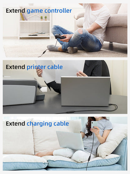 CABLETIME CA11 USB extension connector detail