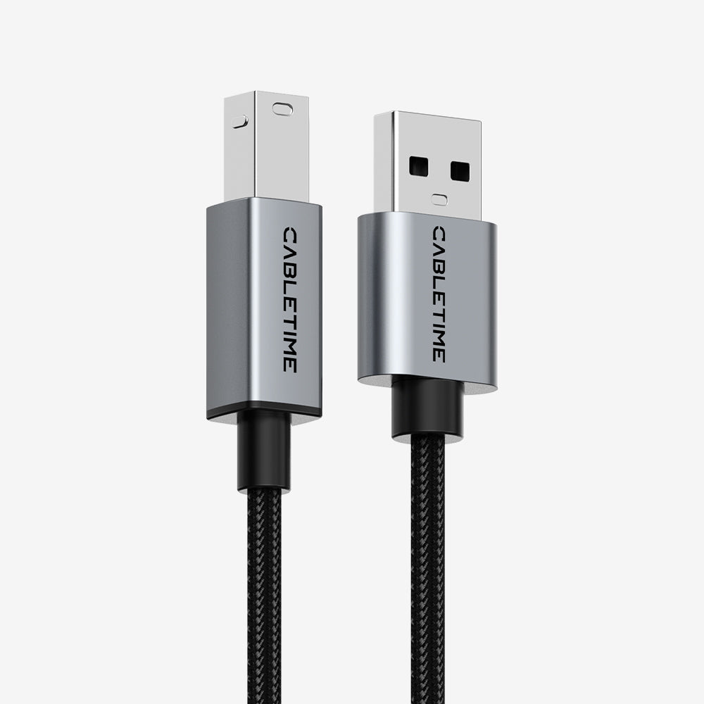 CABLETIME CA15 USB-A 2.0 to USB-B printer cable