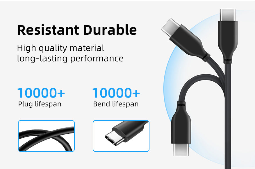 CABLETIME CA42 USB-A to USB-C reinforced shielding feature