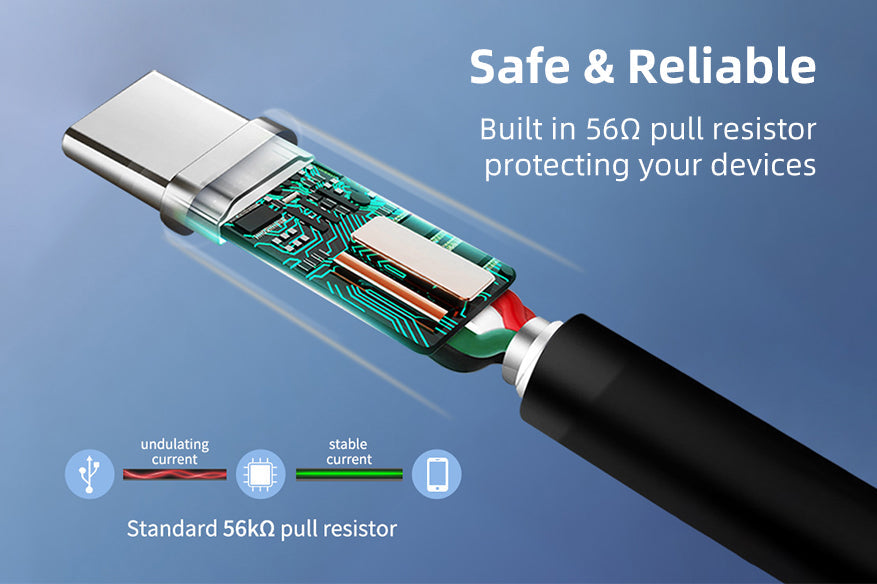 CABLETIME CA42 USB-A to USB-C durable cable feature