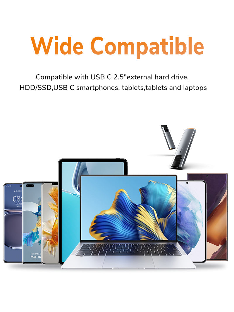 CABLETIME CA60 USB-A to USB-C cable use and device support