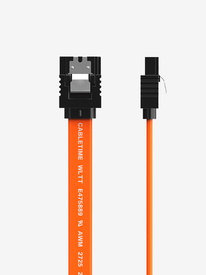 CABLETIME CAS2E straight SATA III 6Gbps cable