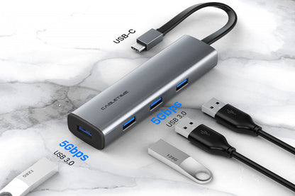 CABLETIME 4 In 1 USB 3.0 Type C hub | CB21G