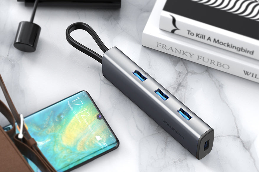 CABLETIME 4 In 1 USB 3.0 Type C hub | CB21G