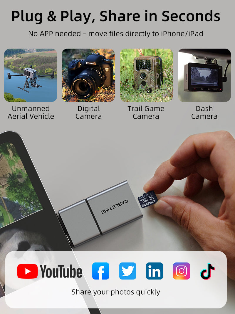 CABLETIME app-free mobile file transfer | CB48G/CB49G