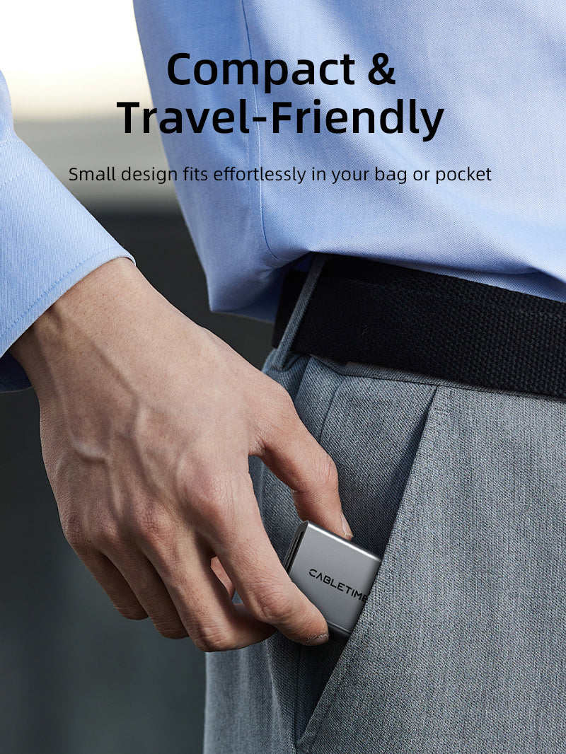 CABLETIME compact card reader for travel | CB48G/CB49G