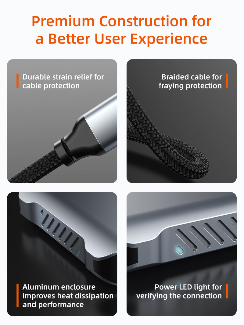 CABLETIME 8K USBC to Dual HDMI Adapter Details | CB70G