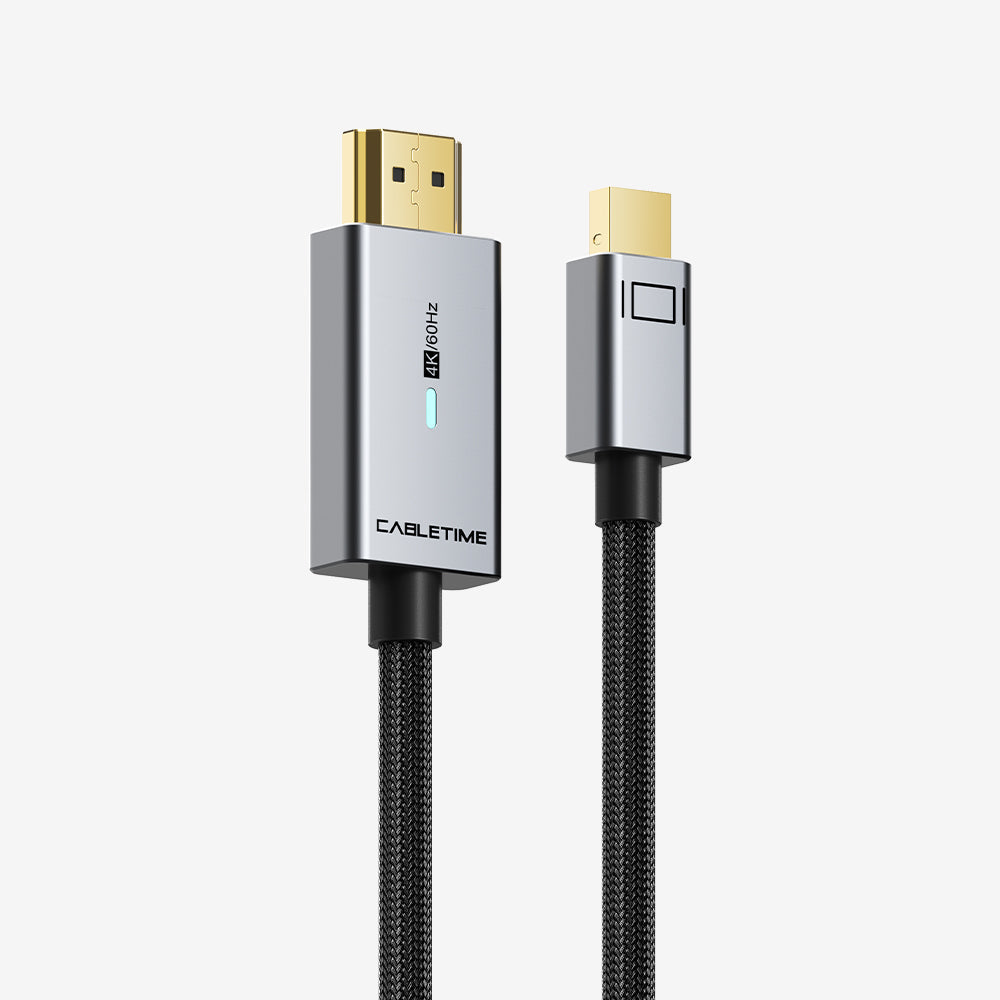 CABLETIME CD45K Mini DisplayPort to HDMI 4K 60Hz cable