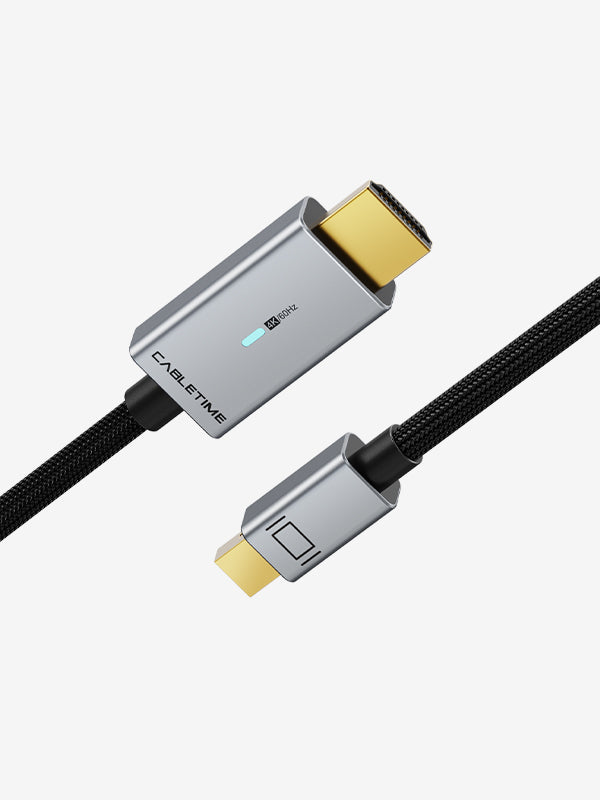 CABLETIME CD45K Mini DisplayPort to HDMI cable product view