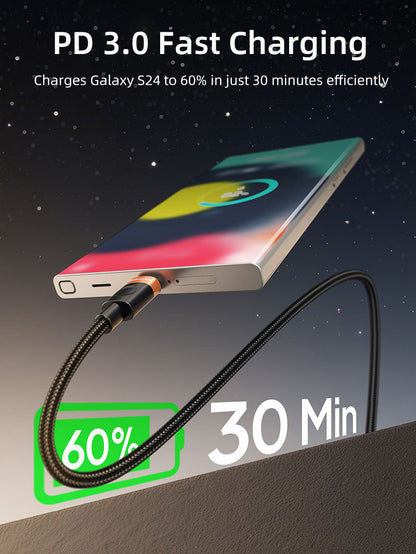 Official CABLETIME 60W USB-C cable CT-CM60-AOB1 view 4