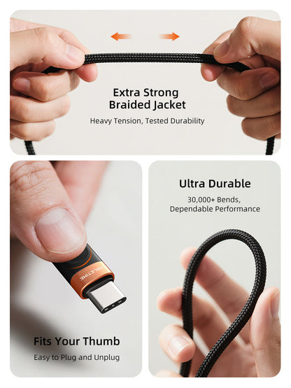 Official CABLETIME 60W USB-C cable CT-CM60-AOB1 view 6