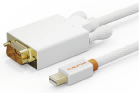 CABLETIME Mini DisplayPort to DVI Cable Full HD 1080p, White | CT-AV588-04G